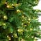 12ft. Pre-Lit Slim Green Mountain Pine Artificial Christmas Tree, Clear LED Lights